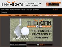 Tablet Screenshot of hornfm.com